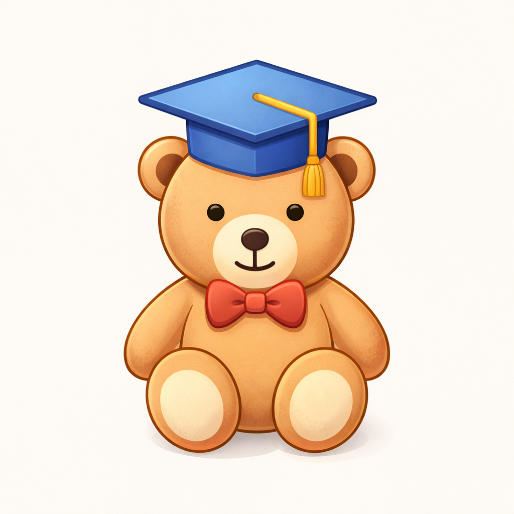 Teddy Bear with Graduation Cap